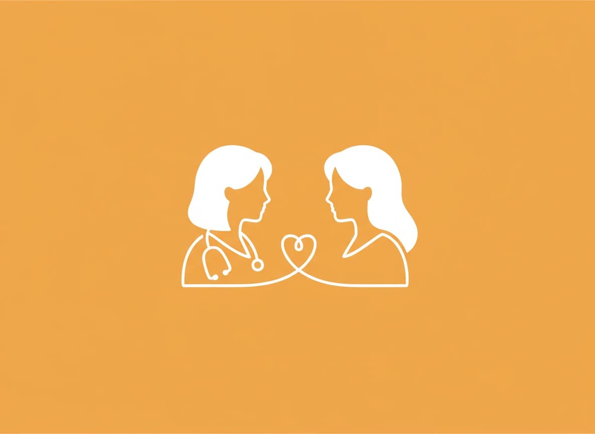 being guided by a doctor she trusts